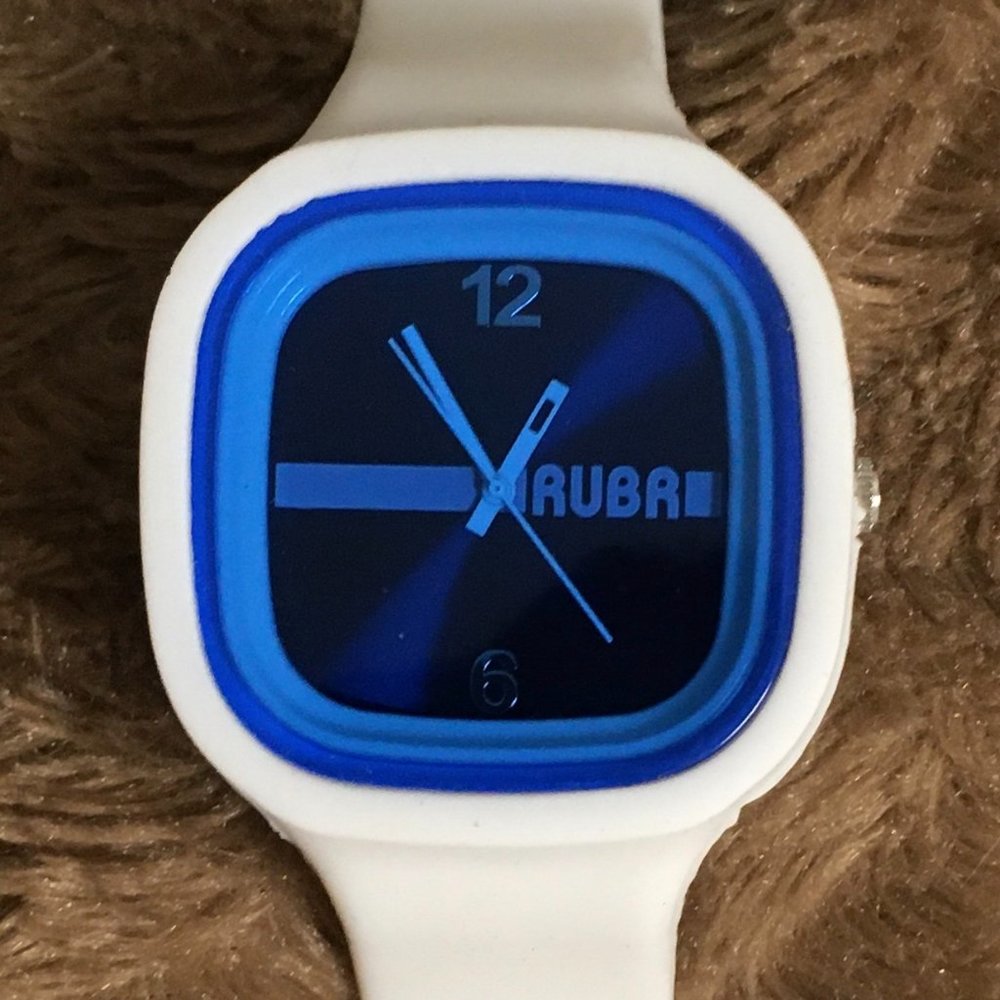 RUBR I Watch White Royal & Blue (OS - Unisex)